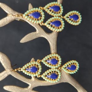 BEADED DANGLE EARRINGS